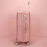 Premium 3-Piece Hard Shell Spinner Luggage Set – Lightweight, Durable Travel Suitcases with Built-in Lock (Available in Rose Pink & Black) - Image 3