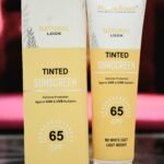 SPF 65 tinted sunscreen no white cast