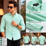 Smart casual men fashion shirt
